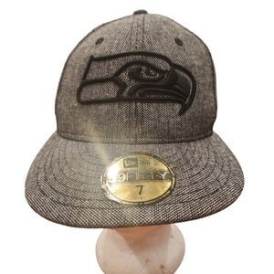 New Era 59Fifty Seattle Seahawks Football Gray Hat